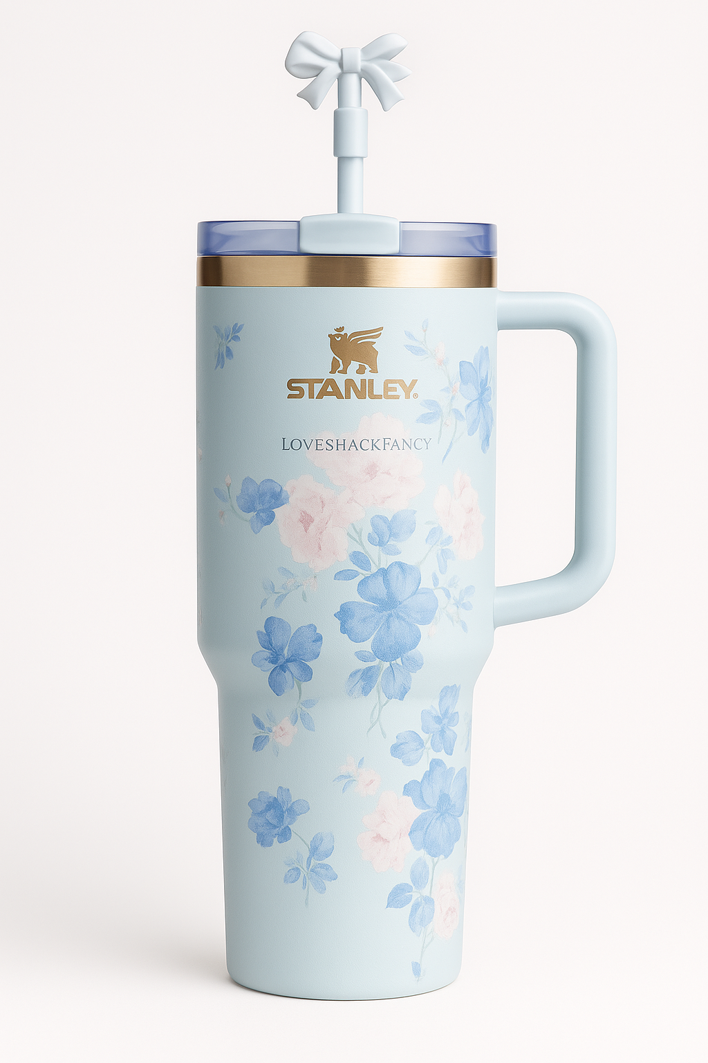 STANLEY X LOVE SHACK FANCY TUMBLER QUENCHER 40OZ - EVERBLOOMING
