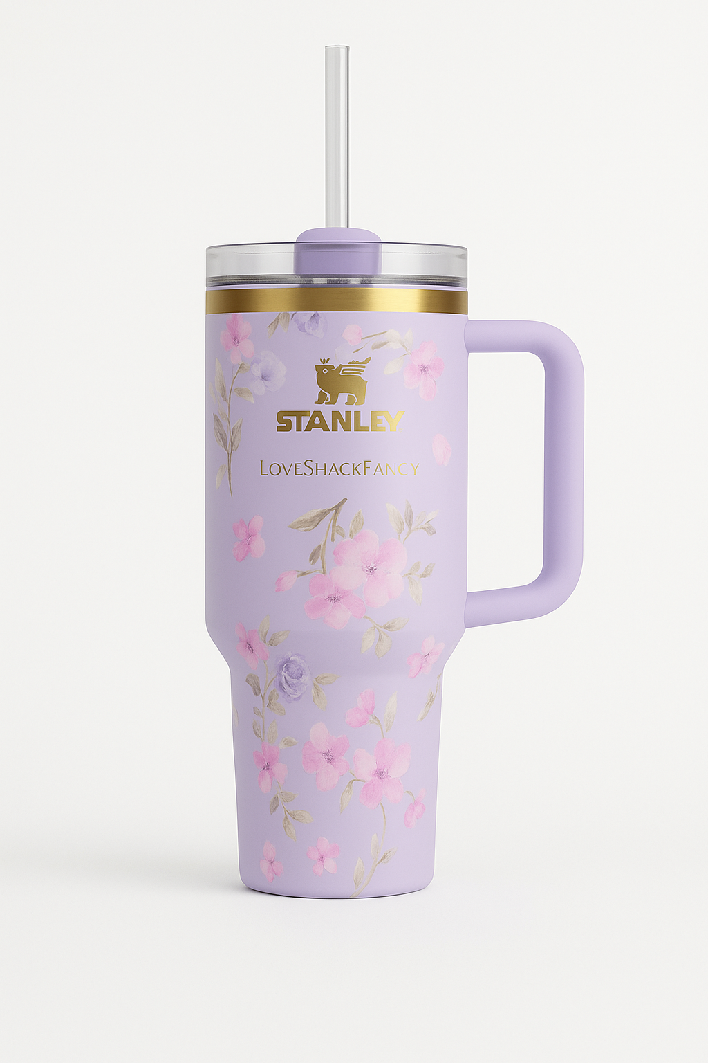 The Stanley x LoveShackFancy Quencher | 40 OZ - Happy Thoughts